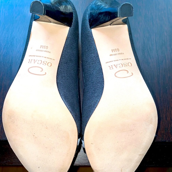 NEW Oscar de la Renta O-Calada Heels Shoes 6.5M - Picture 4 of 4